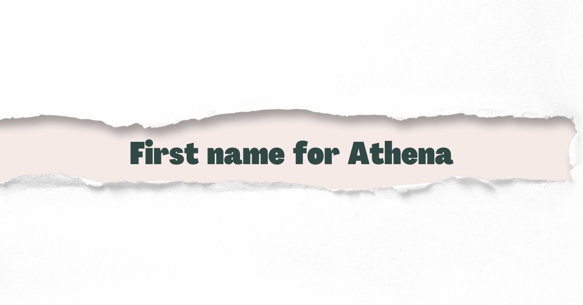 First name for Athena