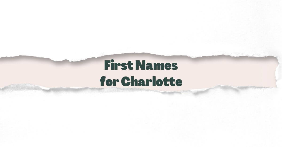 First Names for Charlotte